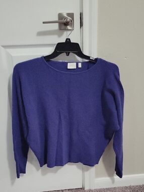 Cyrus Rich Purple Crewneck Sweater